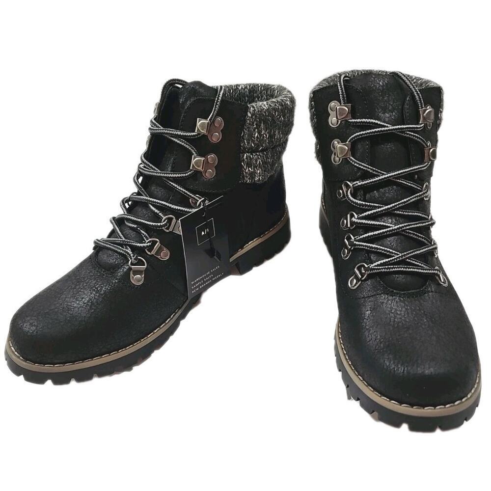 Cliffs by White Mountain ~Woman Size 9.5M~ Gray Combat Winter Boots NWOB.